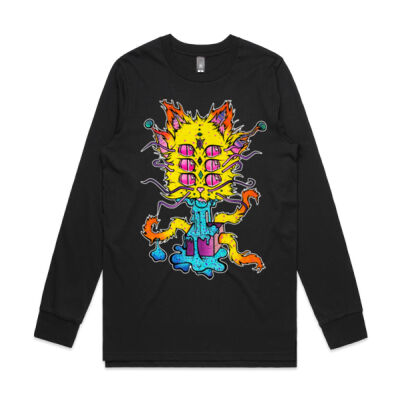 If I sits I trips Long Sleeve Tshirt by Silent Goat Thumbnail