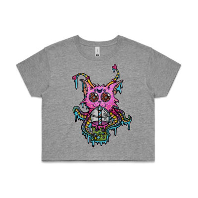 Boba Cult  Cropped Tshirt Thumbnail