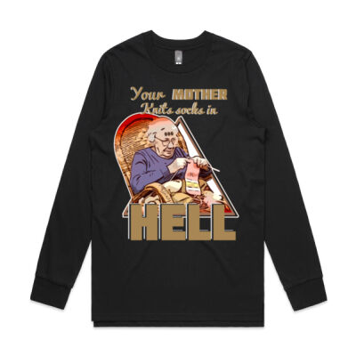 Knits Sox in Hell Long Sleeved T Thumbnail